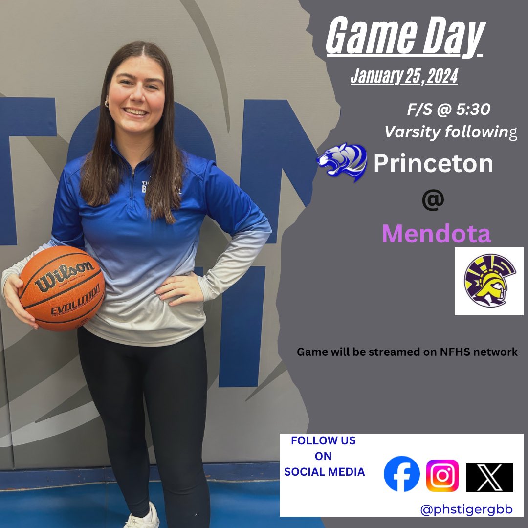 phstigergbb's tweet photo. On the road for a conference game at Mendota this evening. F/S starts at 5:30. Varsity to follow. #phsgbb https://t.co/zw3JlOF8fA
