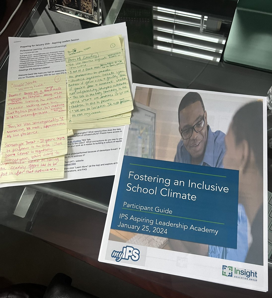 Today’s IPS Aspiring Leader’s session focuses on “Fostering an Inclusive School Climate”. So much to unpack as we discuss building an effective school team & racial identity with its’ impact on school culture inclusivity. Let’s go!!! #PWP #WatchUsWork @pwp_ips @IPSSchools