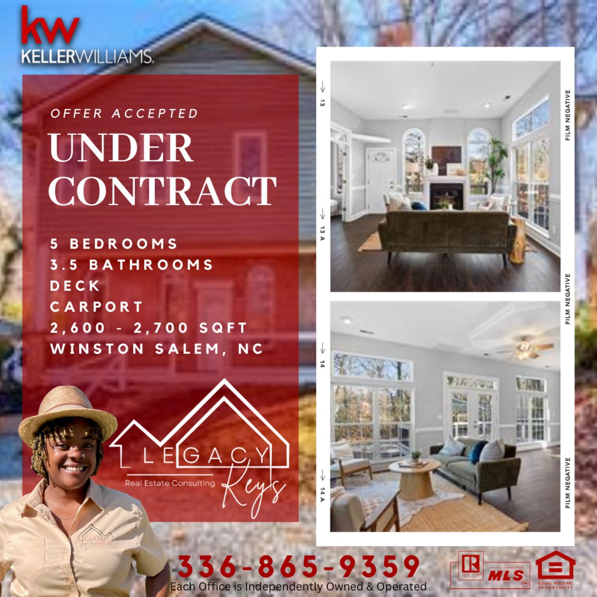 The UNIQUENESS of this property has SO much CHARACTER and STYLE! Overwhelmed with happiness for these buyers!

#OfferAccepted #UnderContract #Relocation #MovingToNC #NCHomes #BuyersAgent
