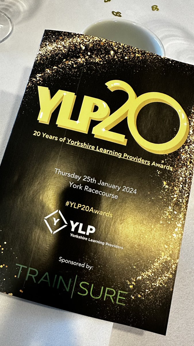 Today we sponsor the Yorkshire Learning Providers 20th Anniversary and Awards at York Racecourse Good luck to all the nominees and congratulations to the winners. #YLP20