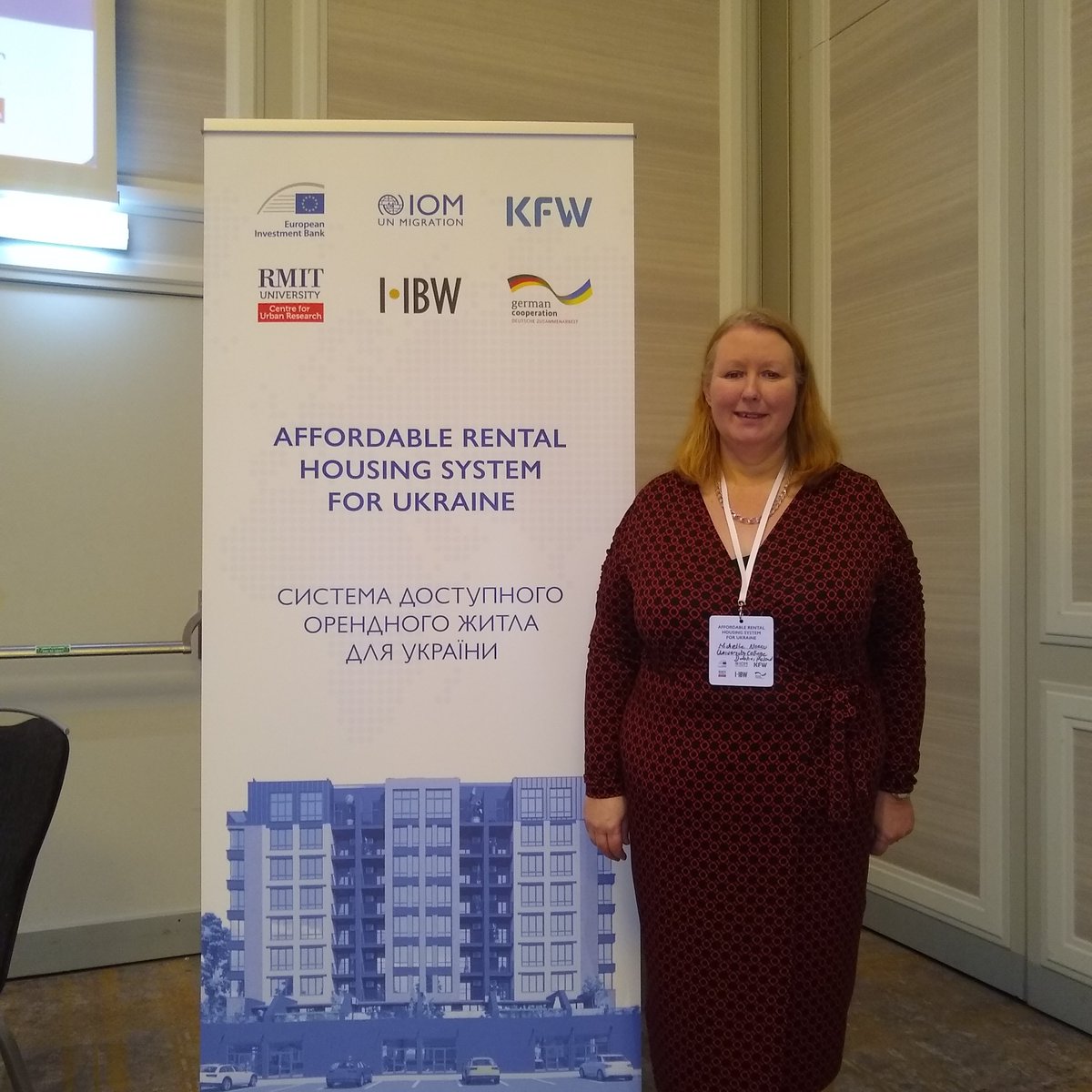 Delighted to be speaking about financing social housing at today's very important conference on the role of affordable rental housing in the rebuilding of Ukraine. Thanks to @juliemlawson, @UNmigration, @KfW_FZ_int for organising this event and the city of Vienna for hosting.