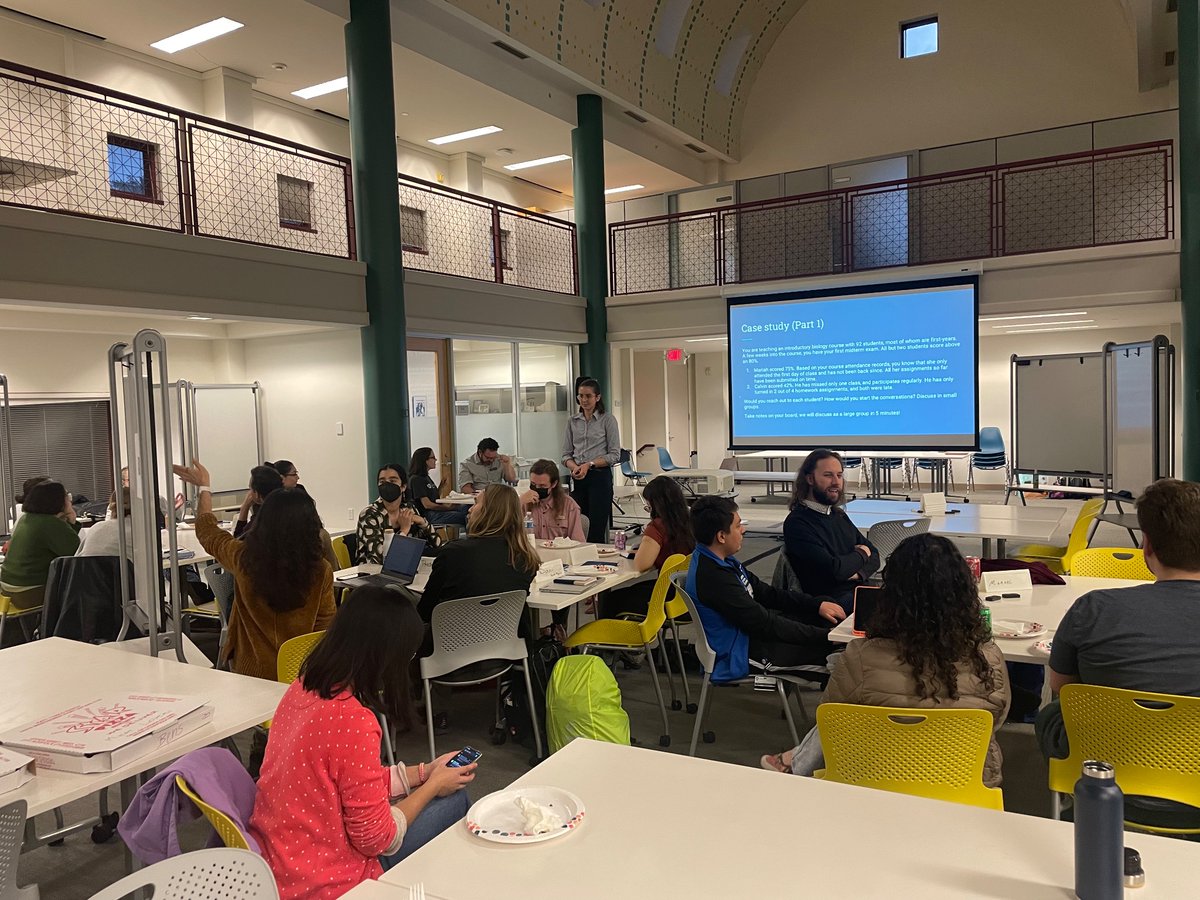 Facilitated a workshop through @RiceCTE on evidence-based practices for supporting students who are falling behind yesterday evening. We had great turnout despite the rain and awesome discussion!