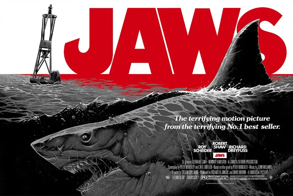 Get out of the water and grab new Jaws artwork by @luke_preece. Available this afternoon via @VicePressNews. posterpirate.co/movies/jaws-by… #jaws #posterdrop #alternativemovieposter #LimitedEdition