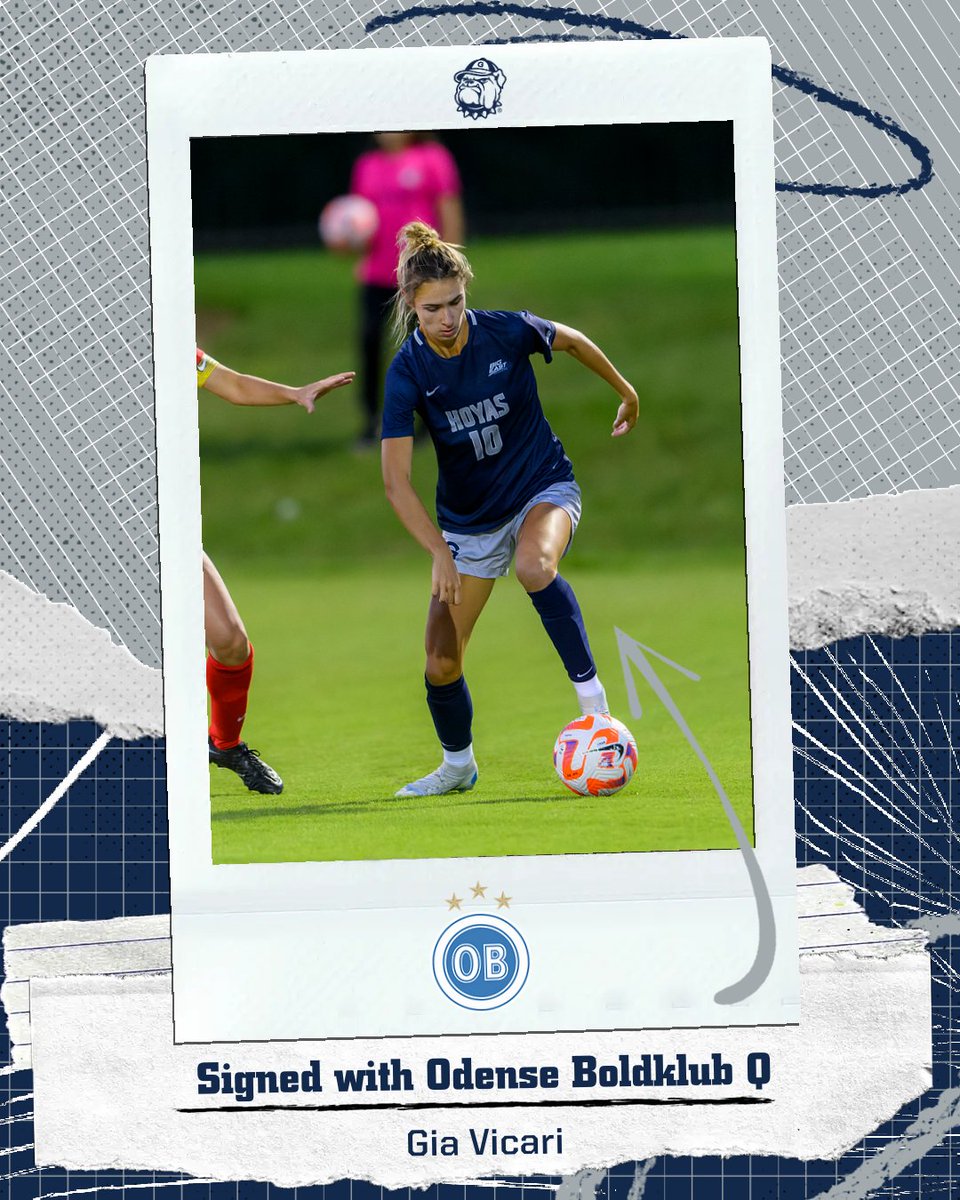 Congratulations to former Hoya, Gia Vicari on her pro contract with @odense_boldklub