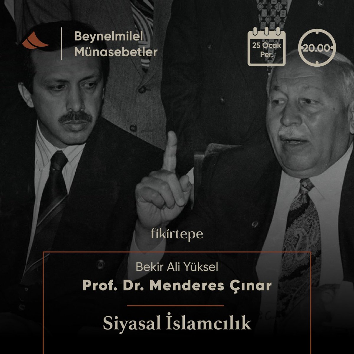 📢Bekir Ali Yüksel (@bekiraliyuksel), Beynelmilel Münasebetler'in bu bölümünde Prof. Dr. Menderes Çınar ile (@MenderesCinar) siyasal İslamcılığın oluşumu, gelişimi ve mevcut durumuna odaklanıyor. 📅Bugün (Perşembe) ⌛️20.00 🔗youtube.com/live/ZcFinLnAS…