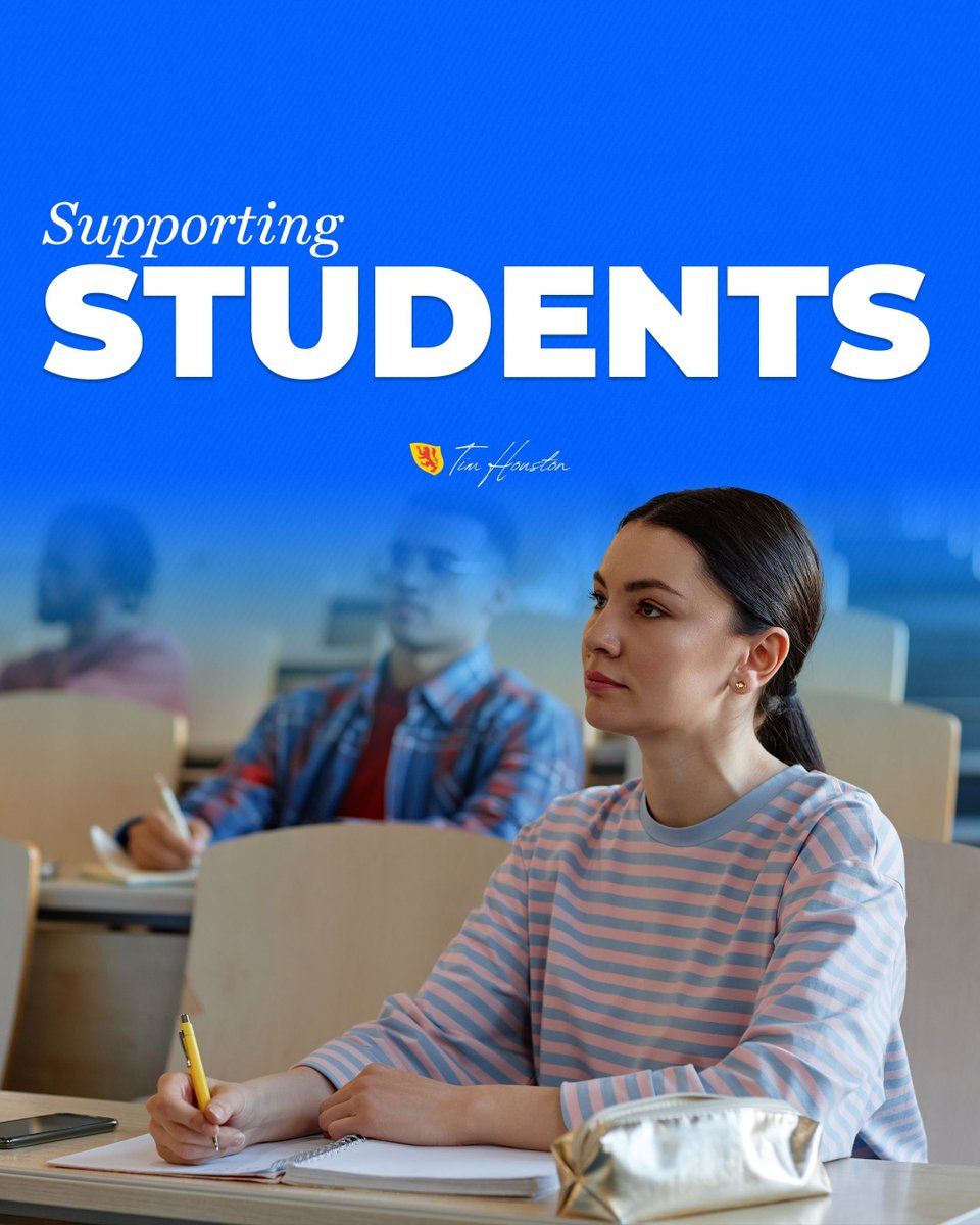 Our government has provided a one-time payment to assist nearly 12,000 students in covering living expenses, books, supplies and more. We are committed to supporting students. 

Learn more: news.novascotia.ca/en/2023/12/21/…