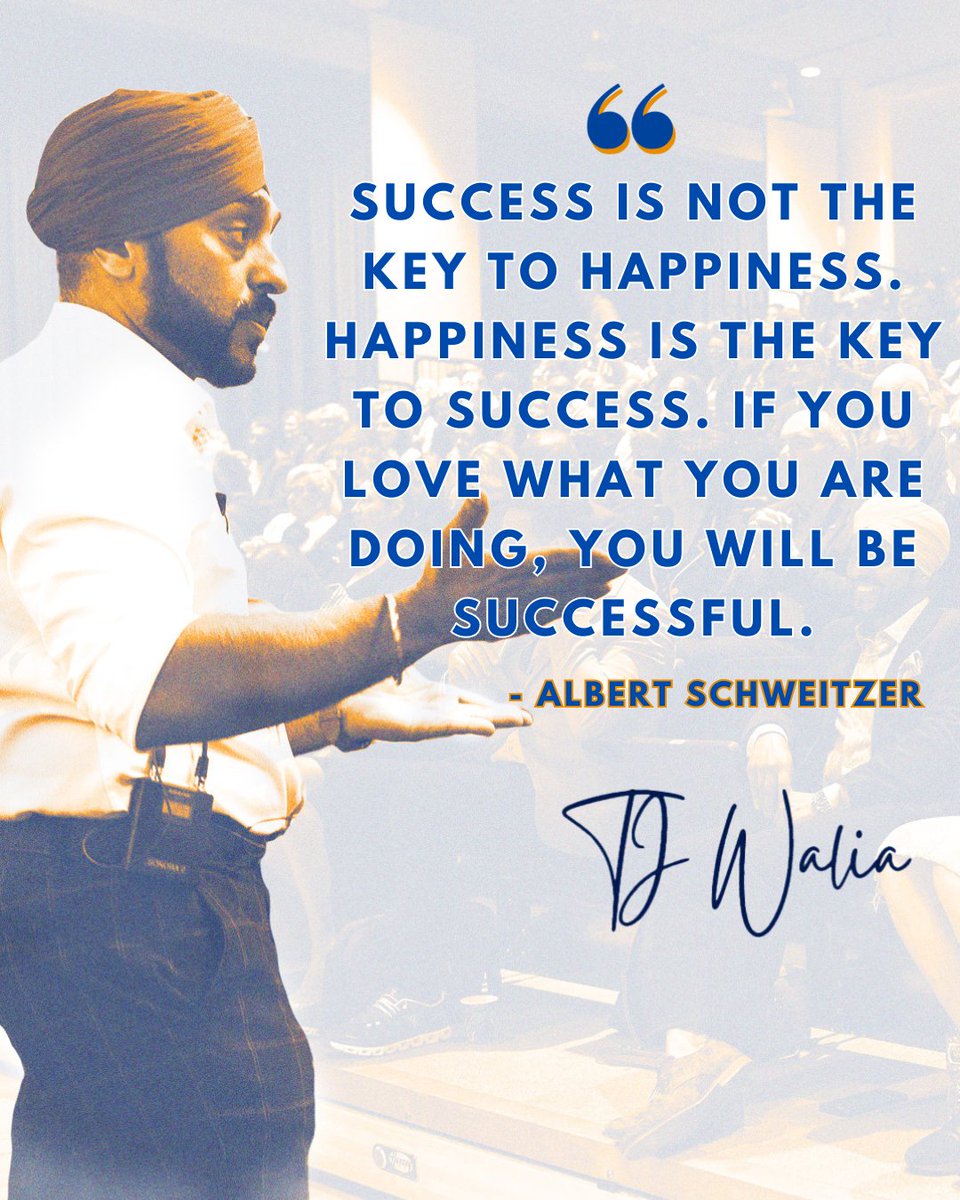 Need I say more??  

Tell me if you agree! 

#Success #Leadership #TJWalia