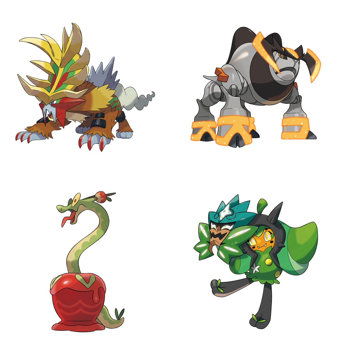 ポケモンSV公式イラストアートが公開 ✓ウガツホムラ ✓テツノイワオ