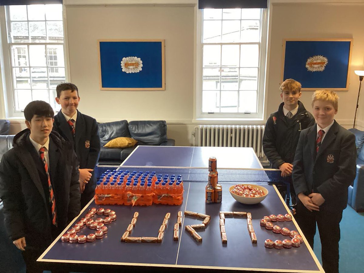 ROGERSON: Celebrating Burns Night in style at break time today! Thanks to James, Yuga, Tom &amp; Orhan for the display. #BurnsNight2024 #Scotland #irnbru 🏴󠁧󠁢󠁳󠁣󠁴󠁿