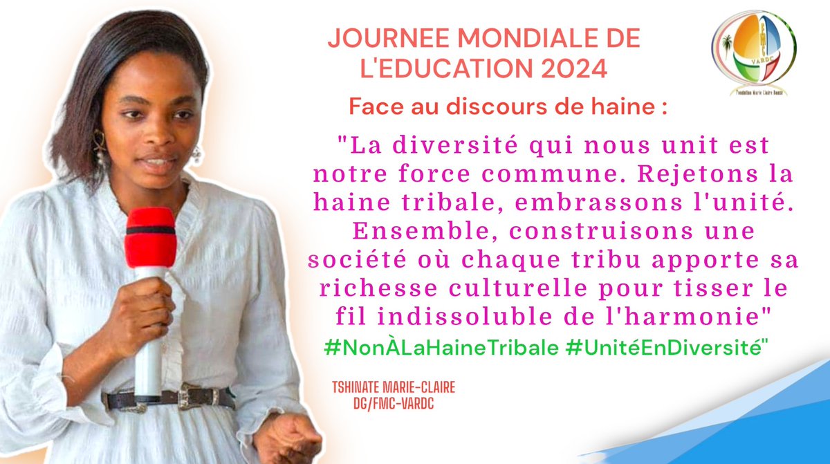 ClaireFondation's tweet photo. #RDC_FMC: l’Éducation ne tient pas compte de la langue ou dialecte, le bien moral, social, communautaire reste tel malgré la langue.
L'amour et la bienveillance ,'ont pas des tributs
Halt au discours de haine dans ce que nous transmettons aux générations futures https://t.co/FqN8db9qVK