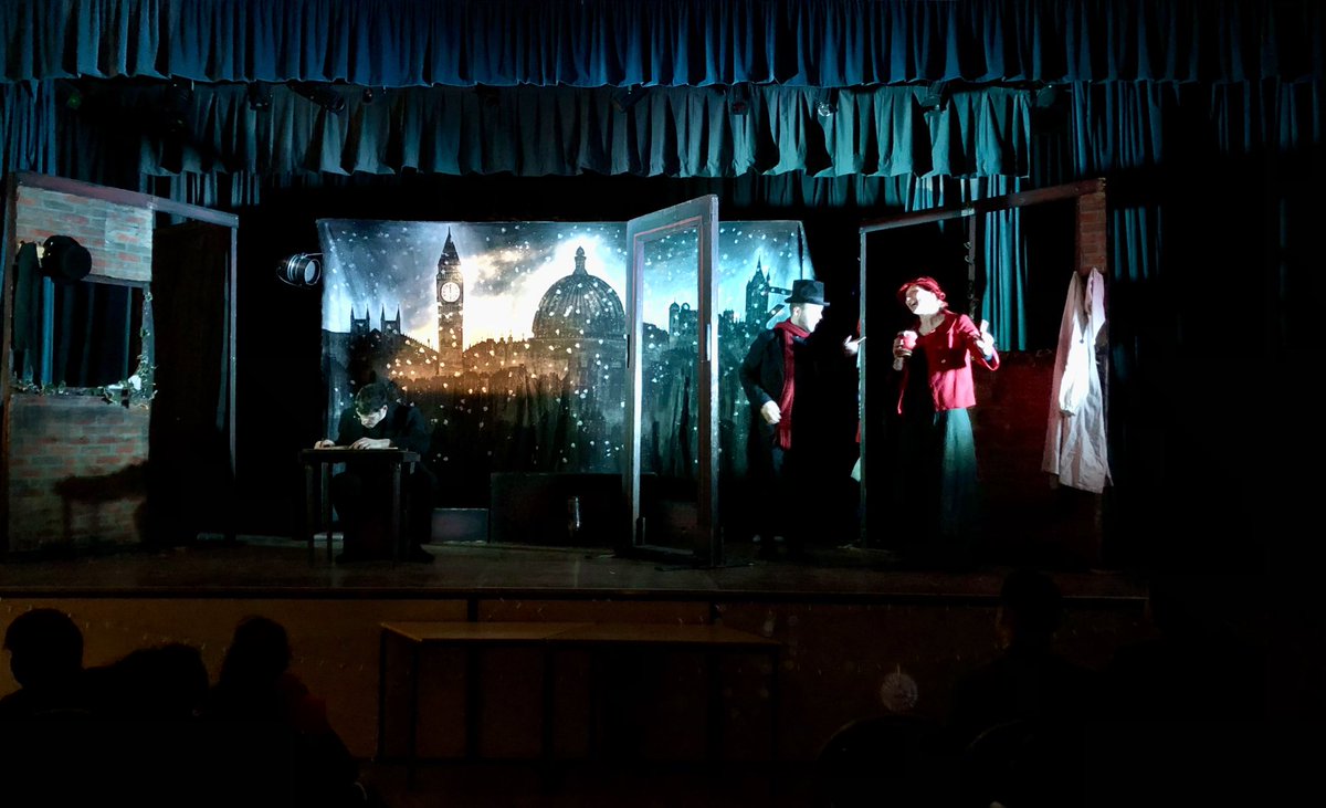 Great to have the theatre back at Washwood! Year 10 enjoying a stage performance of Dickens’ ‘A Christmas Carol’ as part of their preparation for GCSE English Literature.
