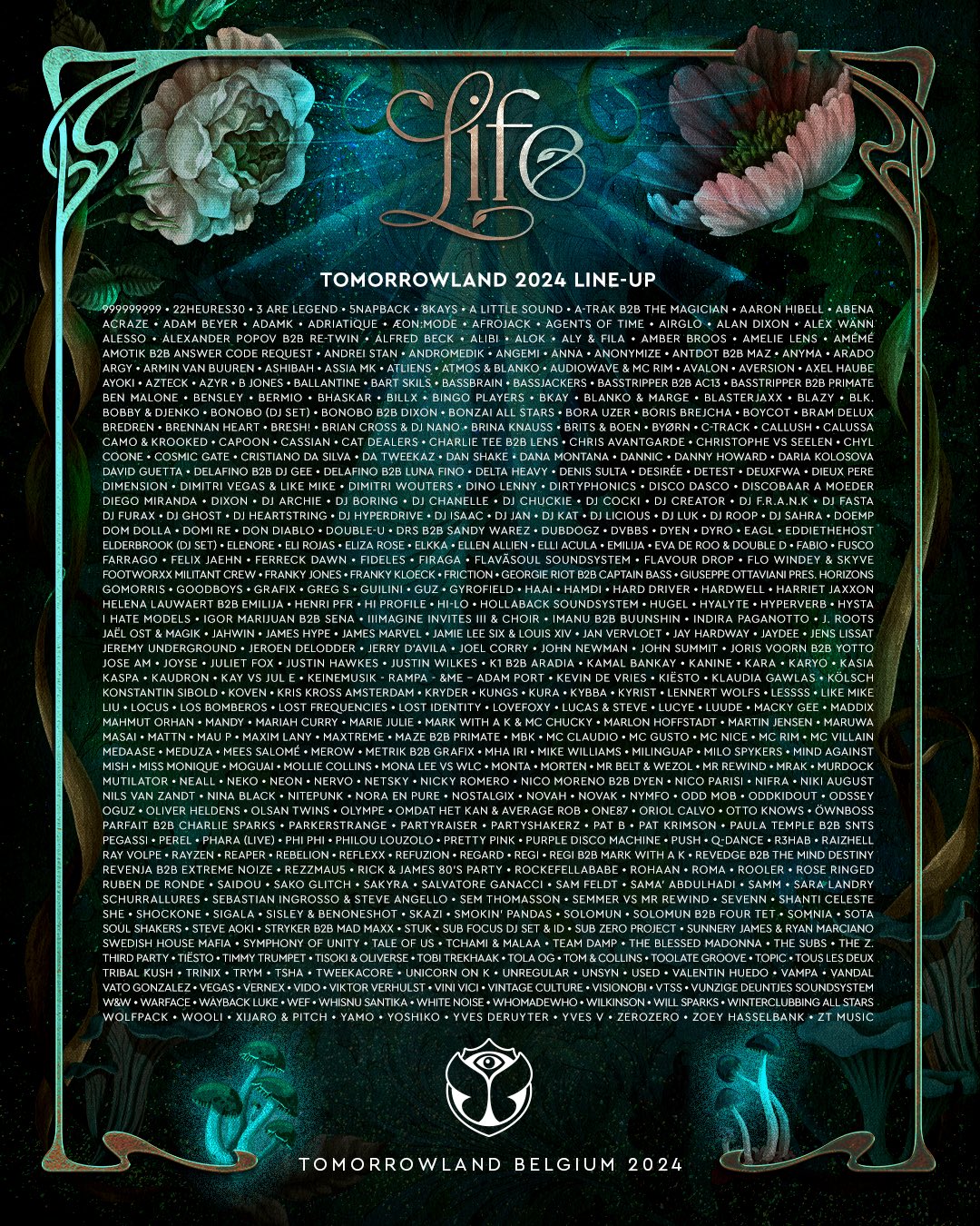 Tomorrowland 2024 Sahne Listesi Açıklandı Mahmut Orhan Sahne Alacak