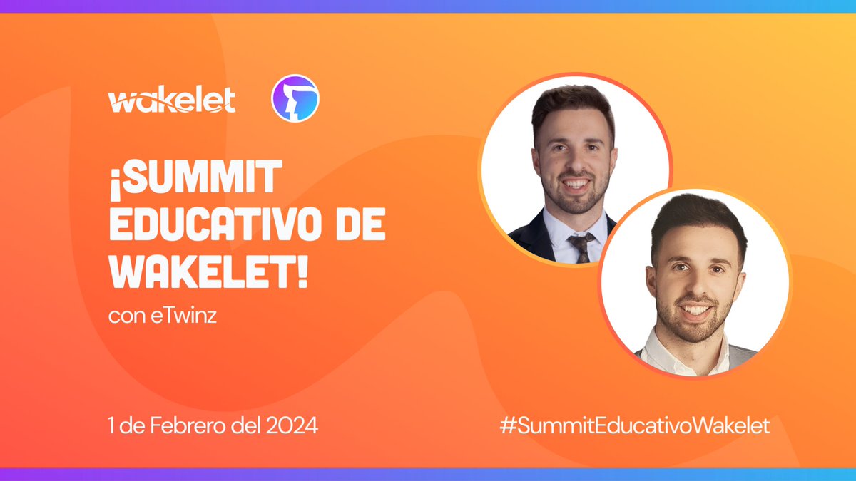 eTwinzEDU's tweet photo. ¡Prepárate para el evento más esperado del año en la comunidad hispanohablante de Wakelet!

🎉 ¡4 horas de puro espectáculo!
🎤 ¡Más de 15 expertos compartiendo sus conocimientos!
🏆 ¡Tres desafíos imperdibles!
🎁 ¡Grandes premios en juego!

https://t.co/dgYOfAWNaw https://t.co/e4uQw85jVy