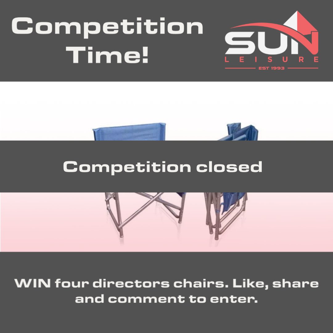 sunleisureltd's tweet photo. Our competition is now CLOSED! Head over to our Meta channels to find out the winner. https://t.co/xgLjrEpvUQ