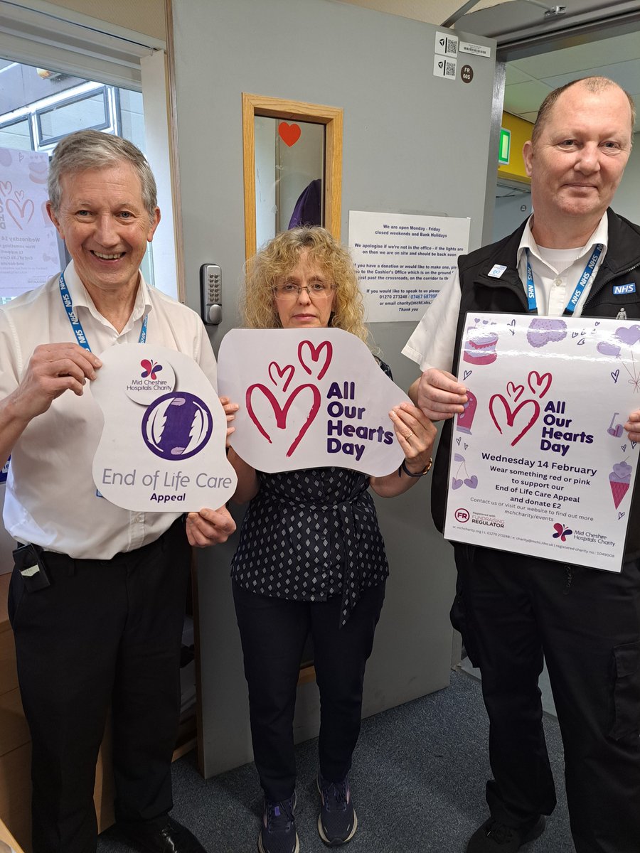 Have you got All Our Hearts Day in your diary..? Wednesday 14 February wear something pink or red &amp; donate £2 to support our new appeal mchcharity.org/event/all-our-…