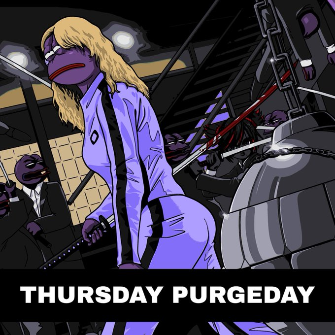 monad's tweet photo. 🪓THURSDAY PURGEDAY 🪓

members are being PURGED from the Monad private Telegram right now, so new spots are opening 👀

want an invite? join the "tg-submissions" channel in the Monad Discord 🤝 https://t.co/X8RkEr9Vae