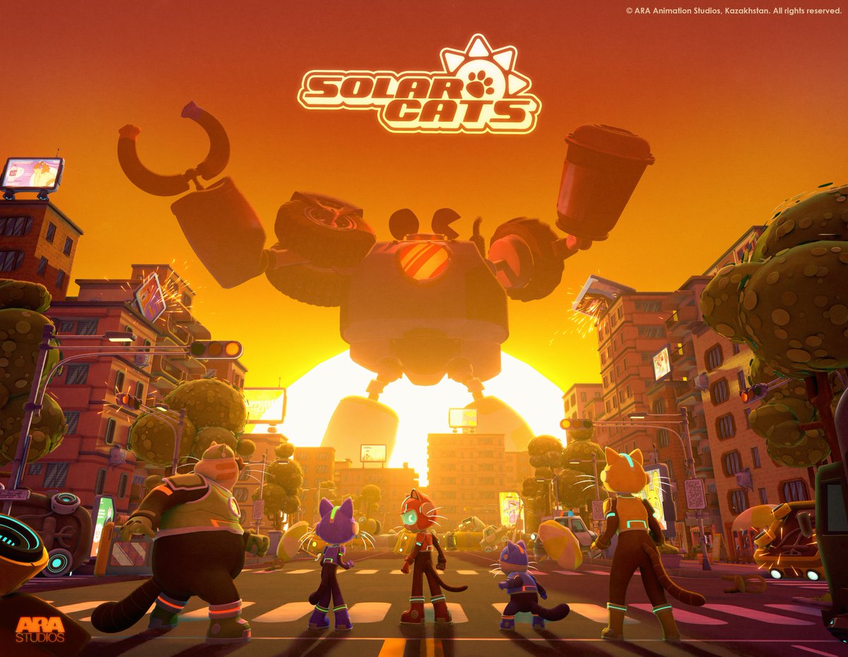 Behold! Our main villain in solar cats - Sasyq!

Will our heroes be able to fight back?

You can know for sure on february 2nd

For now catch our new poster and leave a comment of what you think 😉

#шуақтымысықтар #solarcats #arastudios #animationseries #kidseries #b3d