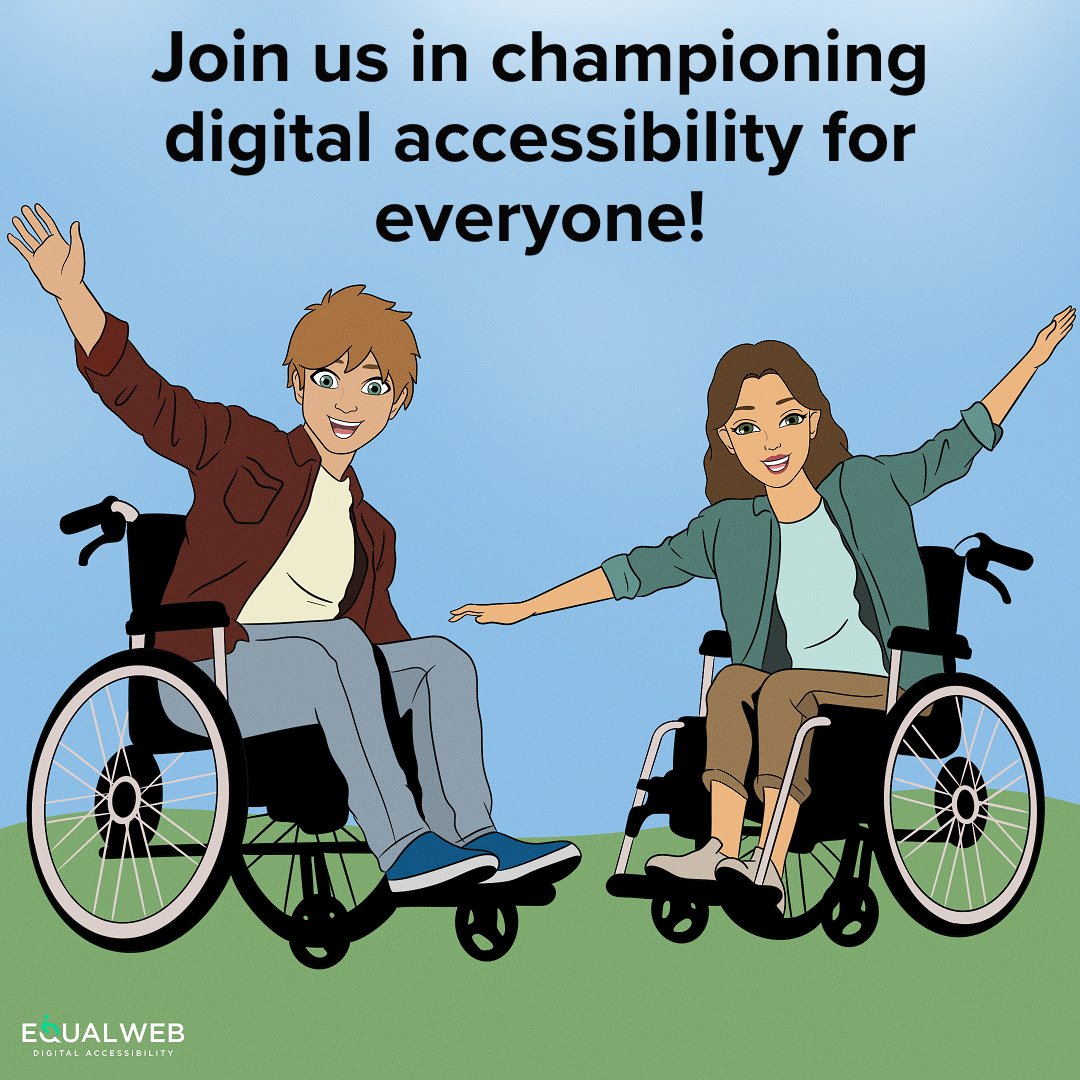 EqualWebDotCom's tweet image. Let&apos;s make the online world inclusive for all. 💙🖥️
Together, we can build a more accessible and equal digital space.
Learn how:
hubs.ly/Q02hHLV30

#DigitalAccessibility #InclusionMatters #TechForAll