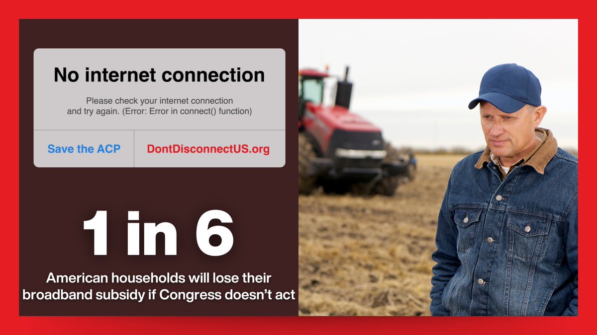 #Appalachia, like many places in the US, is already plagued by barriers of #affordability.  #ACP has been a lifeline to millions who otherwise wouldn't be online. Contact your congressperson today!  #SavetheACP #DontdisconnectUS