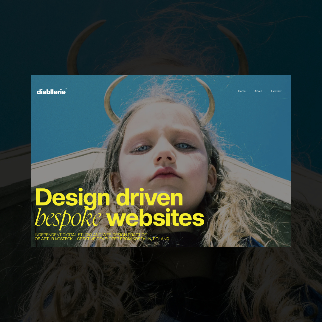 artkostecki's tweet photo. It needs some love yet, but the redesigned Diabllerie Designs website is live. The website has been hand-coded from scratch. The CMS functionality is powered by WordPress+ACF, smooth animations have been built with amazing GSAP. 
Live at: https://t.co/thRCvSo3Sw https://t.co/53HG5miCSO