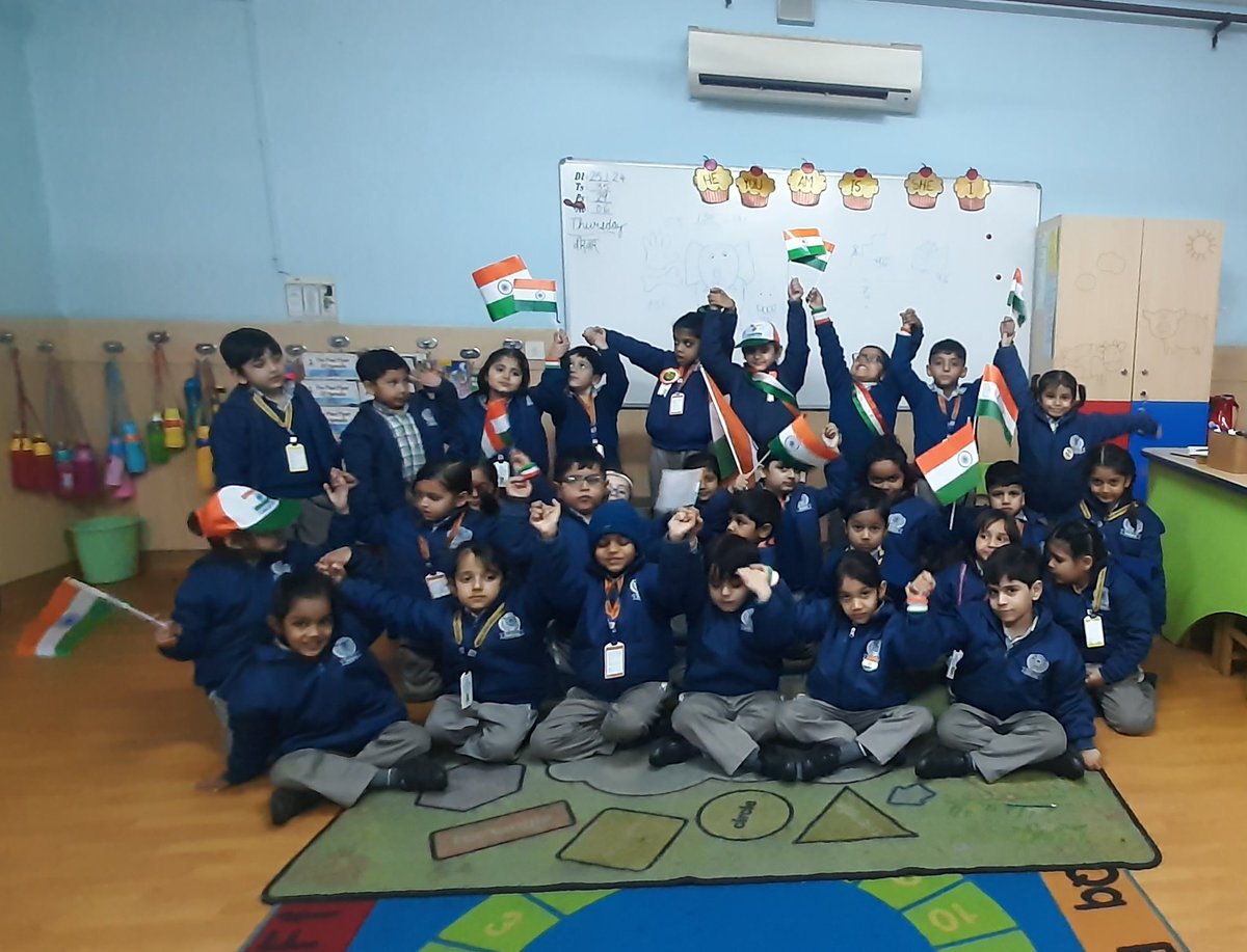 Anupma Uppal (@anupmauppal7) on Twitter photo Our children celebrated Republic Day with togetherness and joy . Let us plant seeds of patriotism in their hearts, nurturing a love for our incredible nation. #HappyRepublicDay
<a href="/ashokkp/">Ashok Pandey</a>
<a href="/y_sanjay/">Sanjay Yadav</a>
<a href="/pntduggal/">PUNEET DUGGAL</a>
<a href="/ShandilyaPooja/">Pooja Shandilya</a> Our children celebrated Republic Day with togetherness and joy . Let us plant seeds of patriotism in their hearts, nurturing a love for our incredible nation. #HappyRepublicDay
<a href="/ashokkp/">Ashok Pandey</a>
<a href="/y_sanjay/">Sanjay Yadav</a>
<a href="/pntduggal/">PUNEET DUGGAL</a>
<a href="/ShandilyaPooja/">Pooja Shandilya</a>
