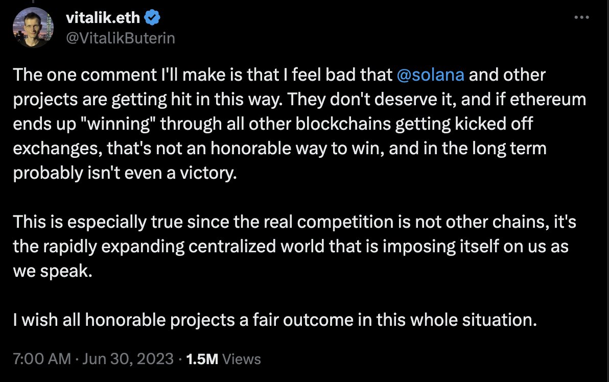 I'll translate for you : "I sometimes regret initiating $ETH. Now, I find myself in a position where I must pretend it's not a dead chain, despite having moved to an obscure green L1 because #Bitcoin is the way"