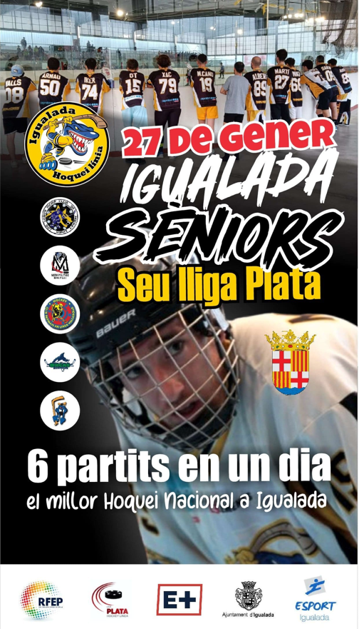 𝗪𝗛𝗔𝗧 𝗔 𝗪𝗘𝗘𝗞𝗘𝗡𝗗! 😈 ✨ El cap de setmana que ens espera a @ajigualada és apassionant! Podrem gaudir d'un total de 6 partits d'hoquei línia! 🏒⛸️ 🍿 Així que ja saps, sofà, crispetes i a gaudir del millor hoquei línia amb E+! 🤭 🗓️ 27/01 📺 bit.ly/44RM6FR