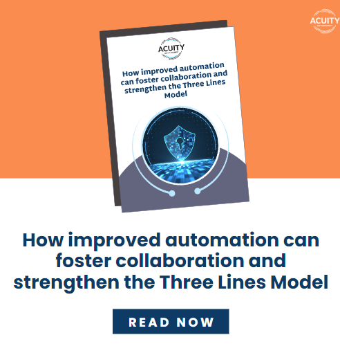 acuityrm's tweet photo. Our latest whitepaper about the Three Lines Model and its importance in #riskmanagement is now available.
Download the whitepaper today to gain insights into the Three Lines Model and how #automation can strengthen it.
https://t.co/ql1puhlPx2
#threelinesmodel #Acuityrm https://t.co/D8WPNdy7GL