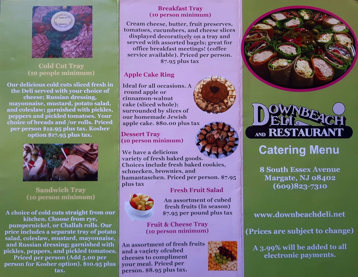 DownbeachDeli's tweet photo. Need a party tray?  Give us a call! 609-823-7310 https://t.co/JLlGSSddgw