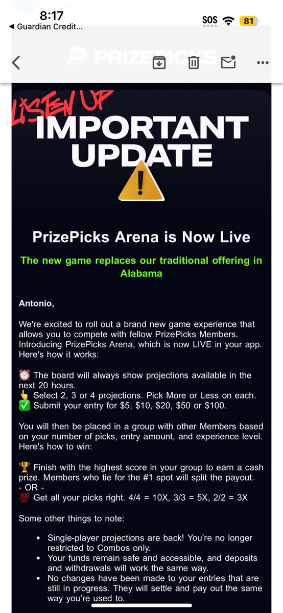 YayoStolePicks's tweet photo. I love y’all @PrizePicks I always knew this was the best sports platform 🤣😛 no more combos for my Alabama players❗️🗣️ back to the drawing board 💰 #underdog F yall just too #TrendingNow #Prizepickslocks #Gafflelocks #BaneSquad https://t.co/oDkAxZJCDx