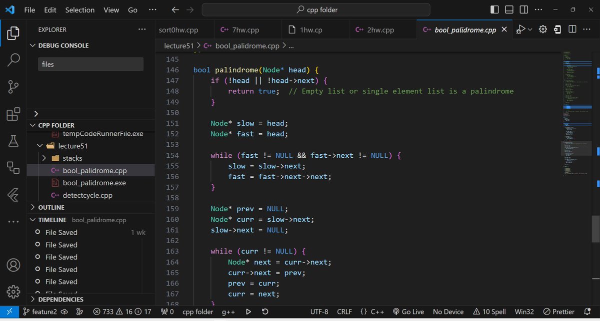 PinakDhir22's tweet photo. Hi #techtwitter, #day59 to #day63 of #100daysofcodeatChitkara , #100DaysOfCode solved question:
1. palindrome question using linked list
2. detect cycle
#linkedlist #cpp #100daysofcode #techtwitter https://t.co/kIFDz6d4SG