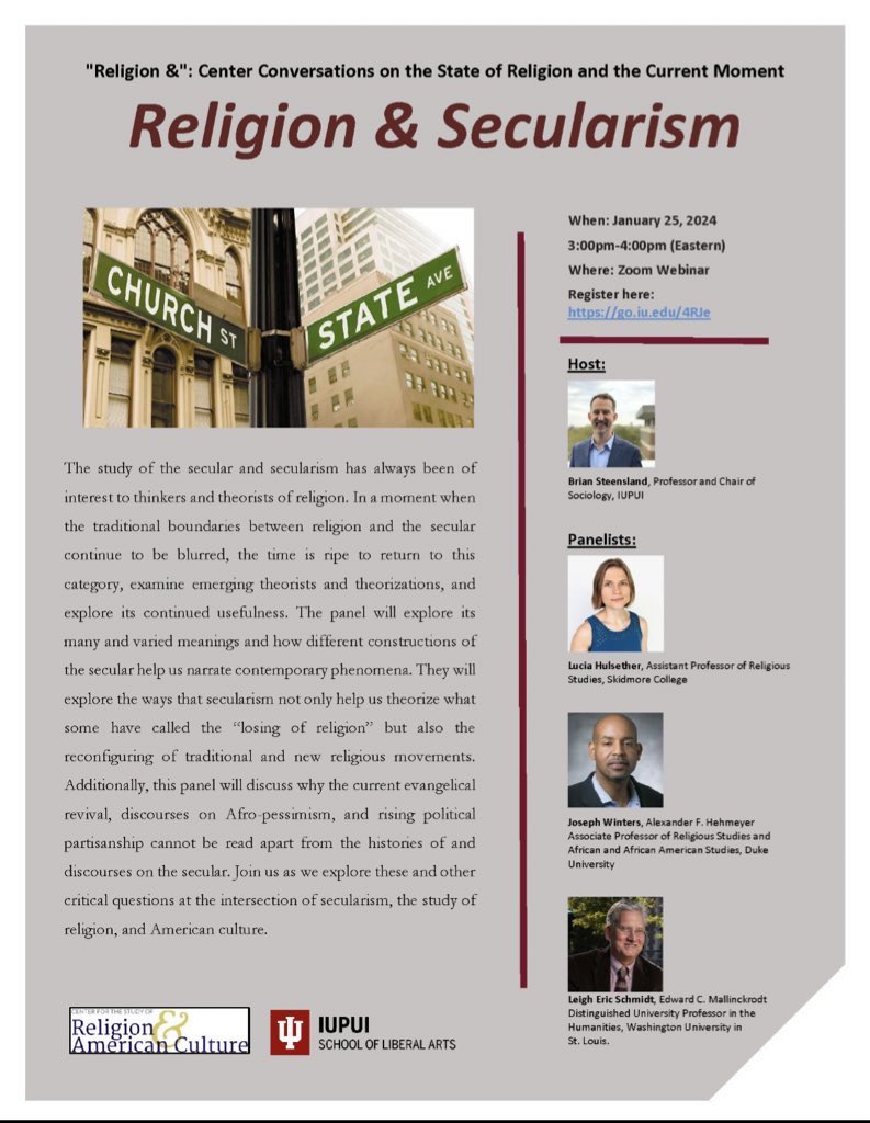 csraac's tweet photo. Today’s the day! Make sure to register and tune in this afternoon from 3-4pm. We are very excited to have such an amazing panel for us all to learn from! 
#religionandsecularism #religion #csraac https://t.co/RrV3eb8P8j