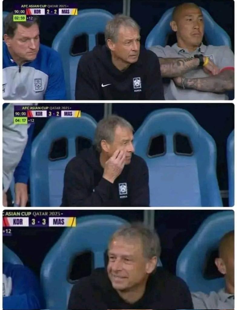 Demi menghindari dr jepang....ternyata lbh jantan teamnas kita. Padahal kl dilihat permainan jepang di piala asia saat Ini sangat menurun, tp korea takut 🤣🤣🤣