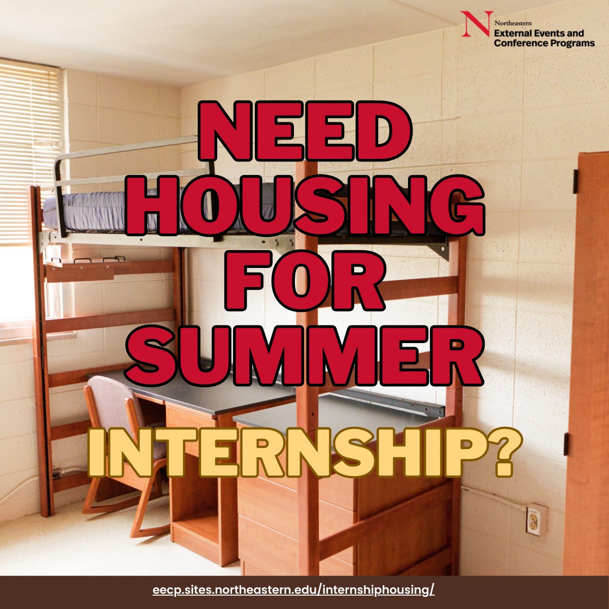 NUInternHousing's tweet photo. Are you planning a summer internship in Boston or hosting summer interns? Northeastern EECP🐺has got you covered with intern housing! 🏘️👨‍🎓

Click the link to learn more: 👇https://t.co/MLZFHhJIBN

Applications opening soon! 📃
#internhousing #boston #northeasternuniversity https://t.co/sUJC4P4SHW