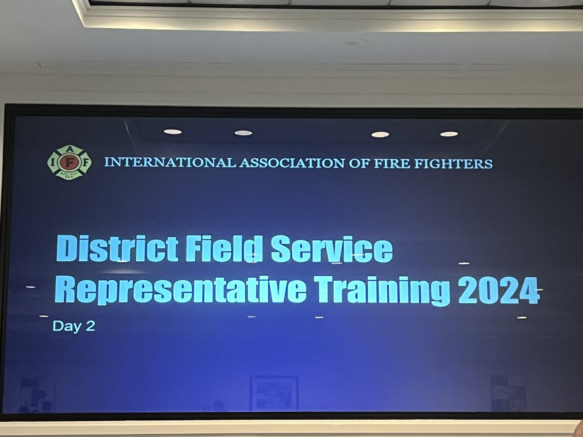 Back at it… Day 2 of the DFSR Training here at @IAFFofficial ALTS 2024.