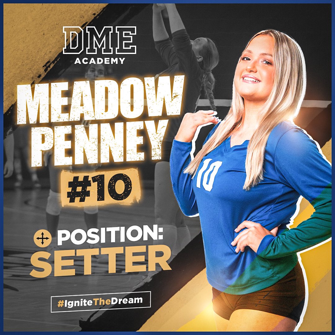 Spiking into a day full of celebration✨🏐 

Today we honor 3 incredible seniors who have SET the standard for our volleyball program in the sport’s first season at DME! Thank you ladies for your leadership and dedication!

‼️ SENIOR DAY
📍DME Academy 
⏰ 9:45AM 
🎥 NFHS Network