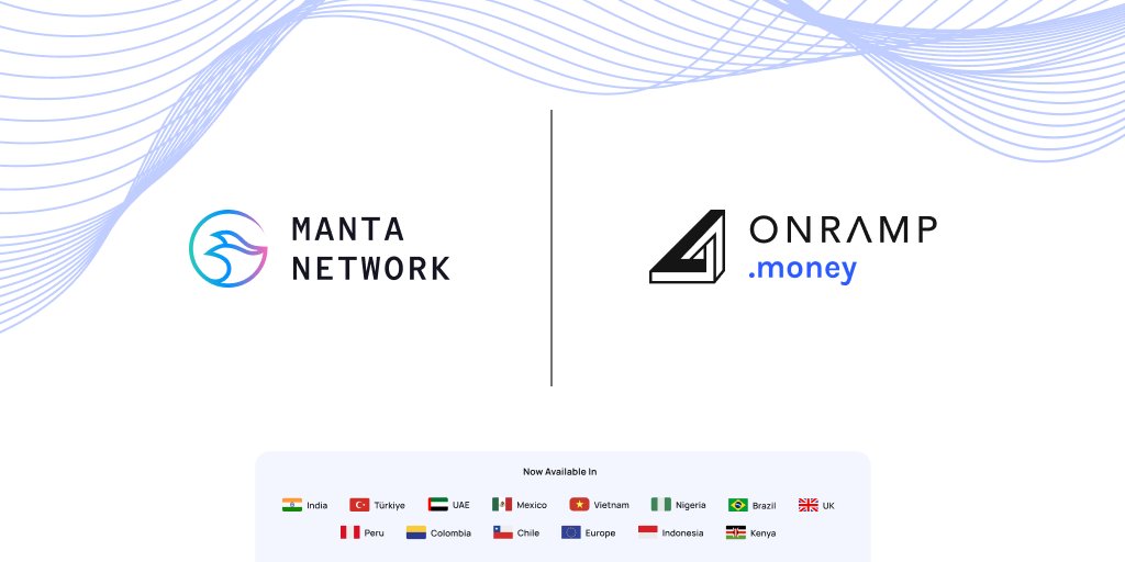 📢 Exciting News!

$MANTA token is now available on Onramp Money for users in 30+ countries! Trade $MANTA instantly with 14+ local currencies and join the web3 revolution today! 🌍💫

Buy $MANTA here: onramp.money/partners/manta/