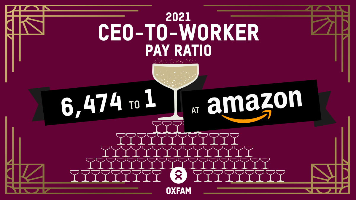 OxfamAmerica's tweet photo. Amazon and Walmart are the two largest private employers and most dominant retailers in the U.S private sector.
 
No other two U.S companies have a greater impact on inequality and poverty in this country. https://t.co/aqyPPqPK2k