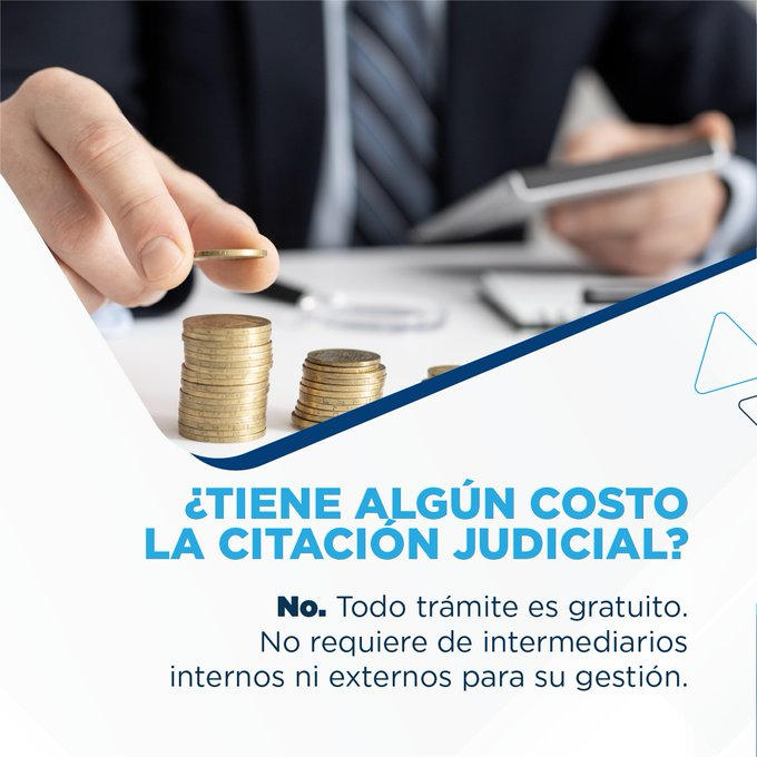StoDomingoCJ's tweet photo. ✅ Si alguien te exige el pago por tramitar una citaci��n judicial, denúncialo.

El servicio de citación es totalmente gratuito.
Aquí 👇te explicamos a dónde acudir para presentar tu denuncia. https://t.co/KM8WHlrTe1