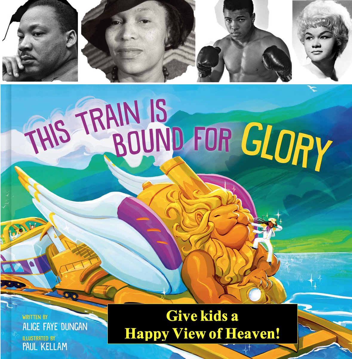 Kids experience death! Family, friends, history makers, and pets die. Give kids a joyful view of Heaven with THIS TRAIN IS BOUND FOR GLORY! All Aboard! ---> bit.ly/3lGAkfa