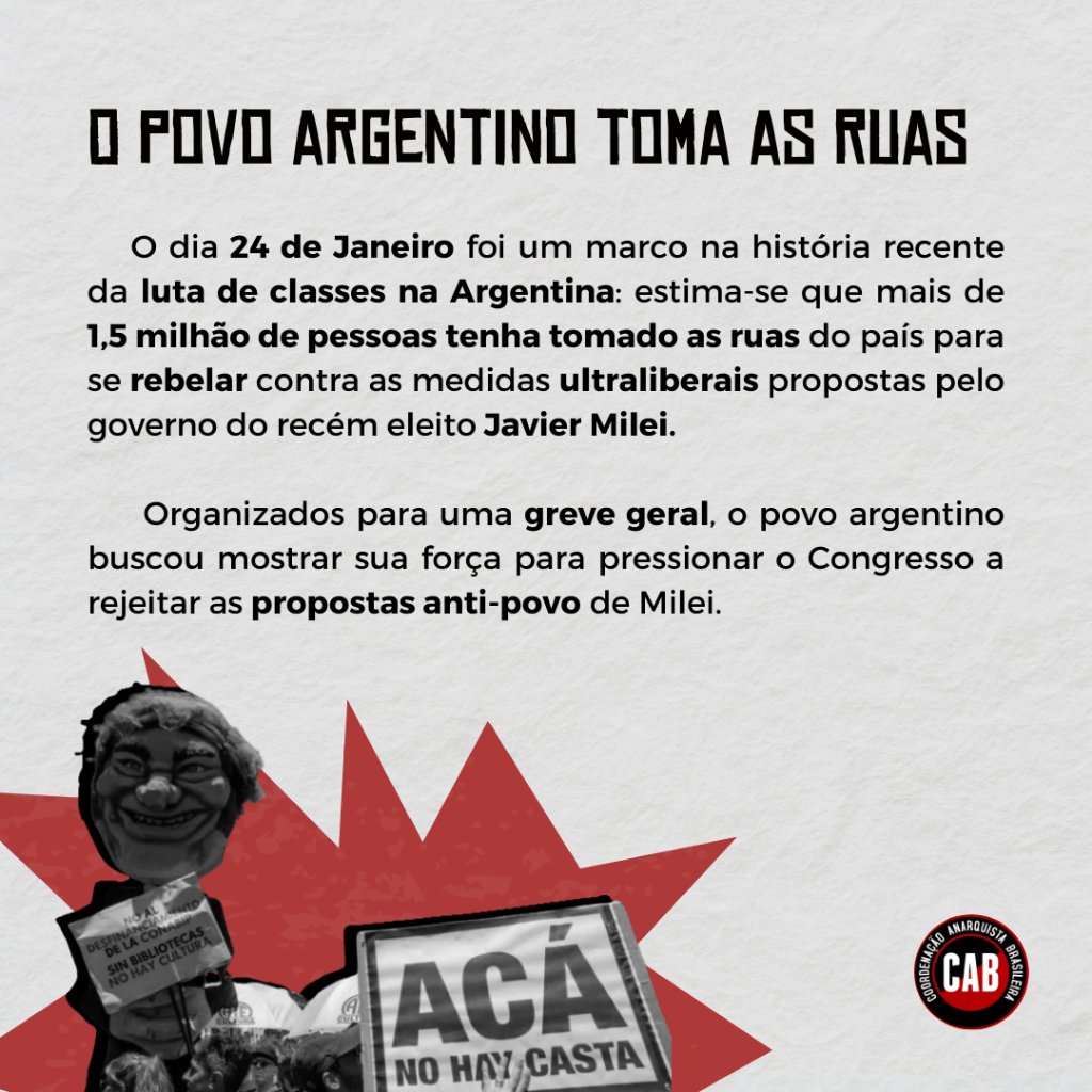 cabanarquista_'s tweet image. ARGENTINA

Solidariedade com o povo argentino.