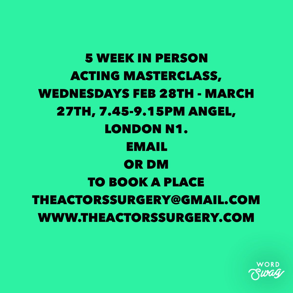 The Actors' Surgery tweet media