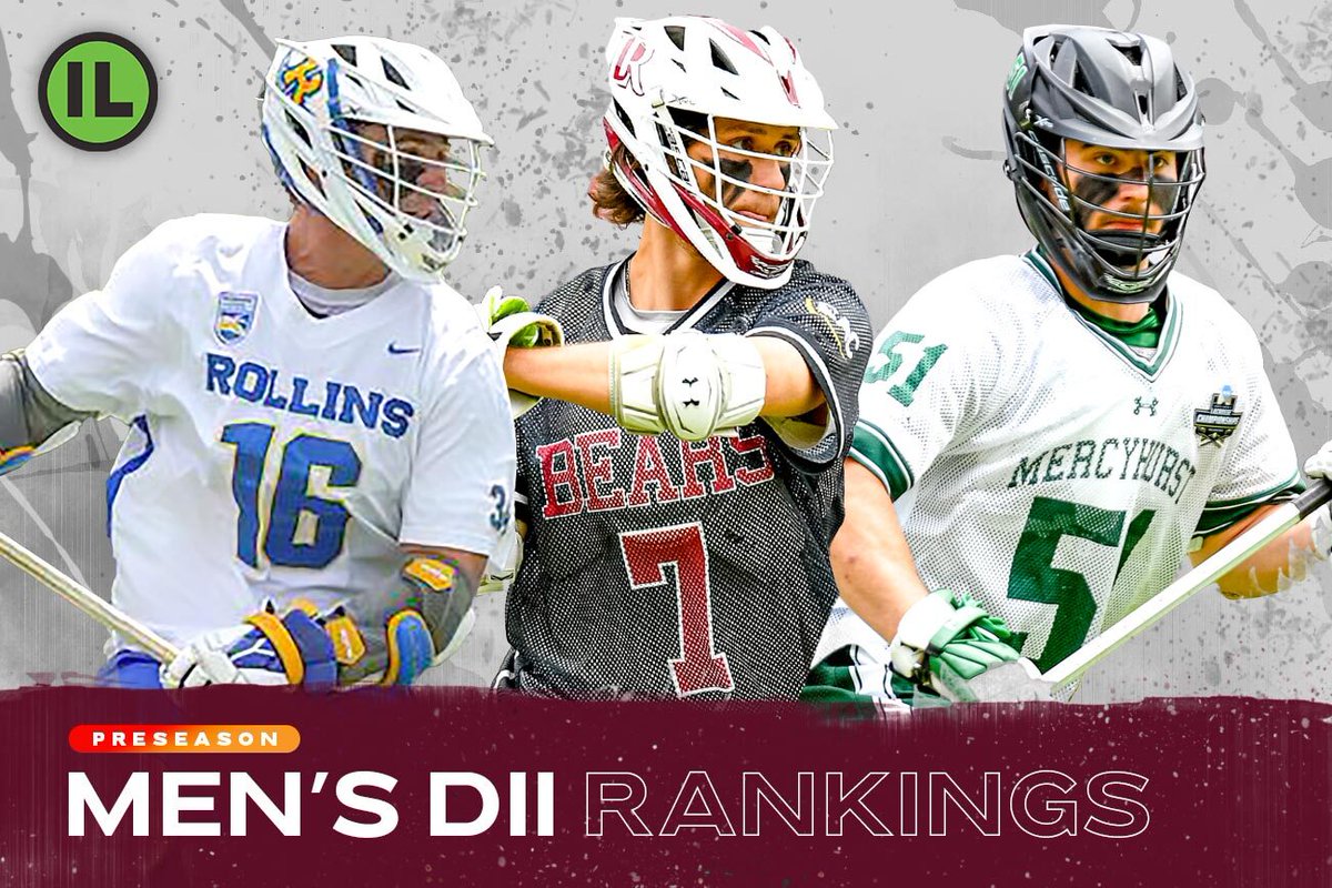 Inside Lacrosse (@inside_lacrosse) on Twitter photo π The Division II Preseason Top 20 is here! π
Champion <a href="/LRUMLAX/">LR Mens Lacrosse</a> starts at No. 1β£, Rollins is full of All-Americans and has a case for that top spot too and <a href="/WingateLacrosse/">Wingate Lacrosse</a> is ranked 3β£rd. Full rankings π
π: insidelacrosse.com/article/lenoirβ¦ π The Division II Preseason Top 20 is here! π
Champion <a href="/LRUMLAX/">LR Mens Lacrosse</a> starts at No. 1β£, Rollins is full of All-Americans and has a case for that top spot too and <a href="/WingateLacrosse/">Wingate Lacrosse</a> is ranked 3β£rd. Full rankings π
π: insidelacrosse.com/article/lenoirβ¦