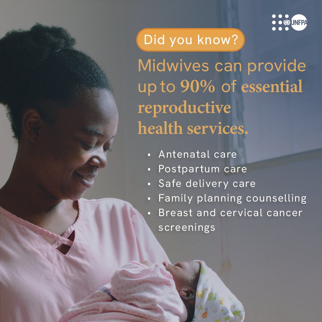 Midwives have the skills and training to provide the bulk of services needed to prevent maternal deaths and ensure wellbeing. Let’s invest in them to save lives. #GlobalGoals