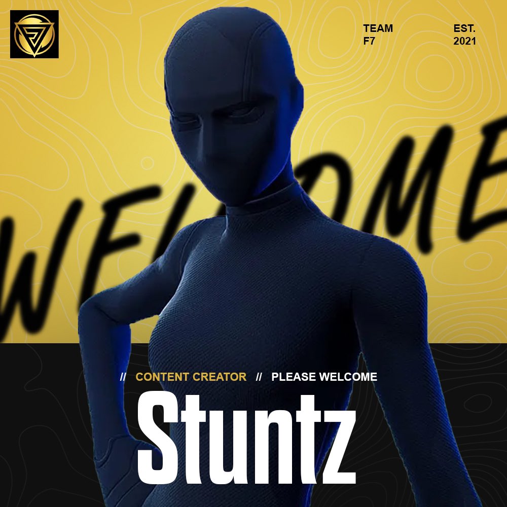 Welcome to Team F7 @Newbstuntz ✍️ Everyone give a warm welcome to our newest Content Creator 💪🏼 #TeamF7