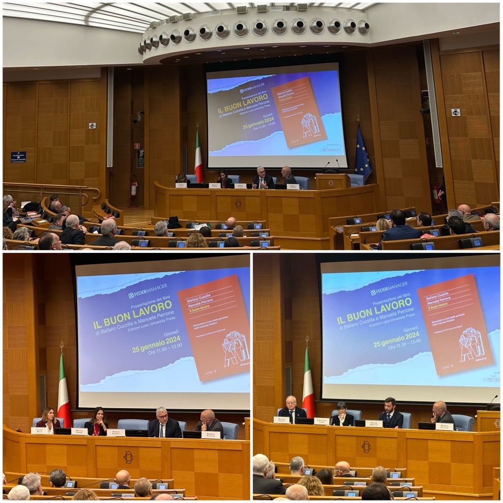 📝Leggi il comunicato stampa a margine dell'evento di presentazione del libro “Il buon lavoro. Benessere e cura delle persone nelle imprese italiane”, scritto dal Presidente #Cuzzilla e la giornalista Manuela #Perrone➡️bit.ly/3Skzods