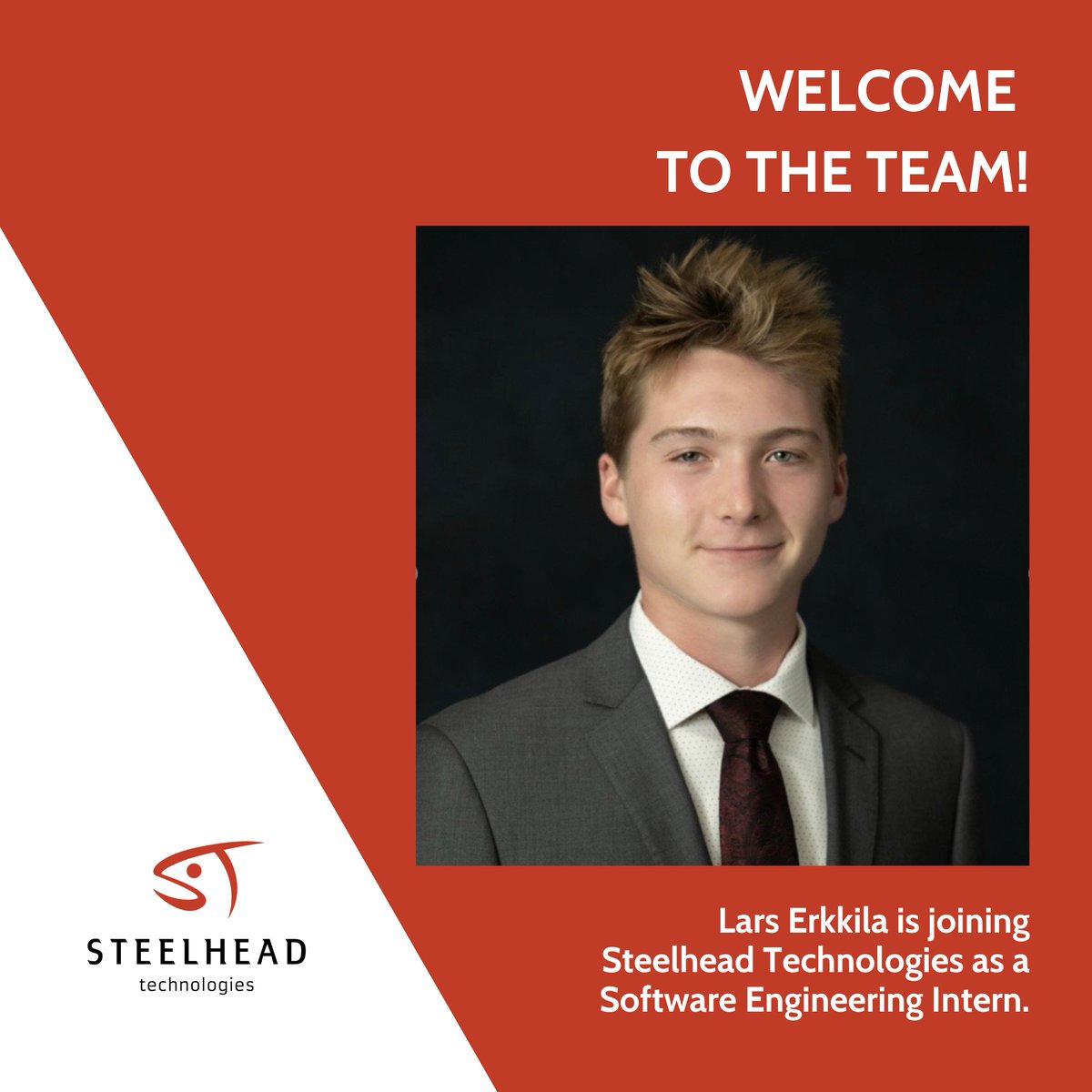 It's #MemberMonday and we are happy to introduce our newest Software Engineering Intern Lars!

Lars is currently studying Computer Science at @michigantech!

We are happy to have you, Lars. Welcome! 🤝

#SoftwareIntern #ManufacturingERP #VictoryFavorsTheBold