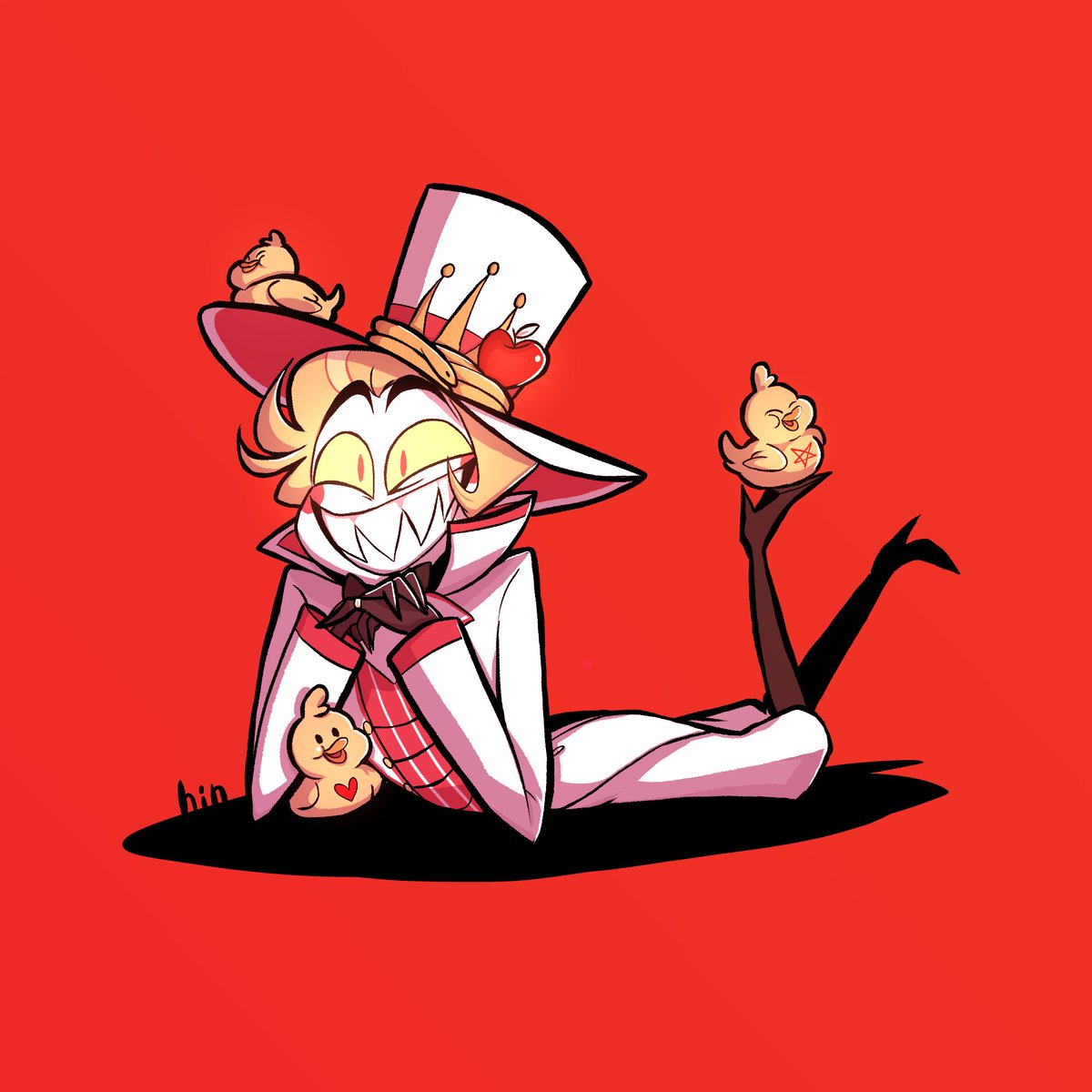 hinsou's tweet photo. 明日……🍎👑✨️

 #HazbinHotelLucifer https://t.co/2jtjEUZwEX