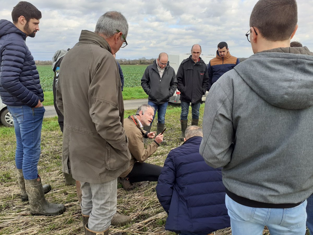 On redémarre l'année avec une journée de formation avec Marc André Selosse sur la vie du sol : champignons, bactéries, mycorhize, impact des pratiques agricoles sur la vie du sol, ...