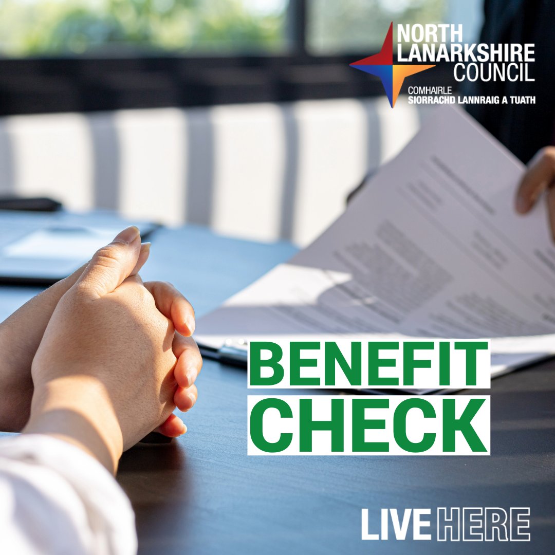 Could you be missing out on extra money? 

If you are unsure what benefits you may be entitled to and would like a free and confidential benefit check we have a team who can help. 

More information and contact info at;
northlanarkshire.gov.uk/tackling-pover…